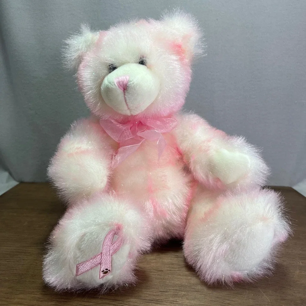 Build-A-Bear Hopeful Wishes Pink Breast Cancer Awareness 2001 Vintage Y2K 16